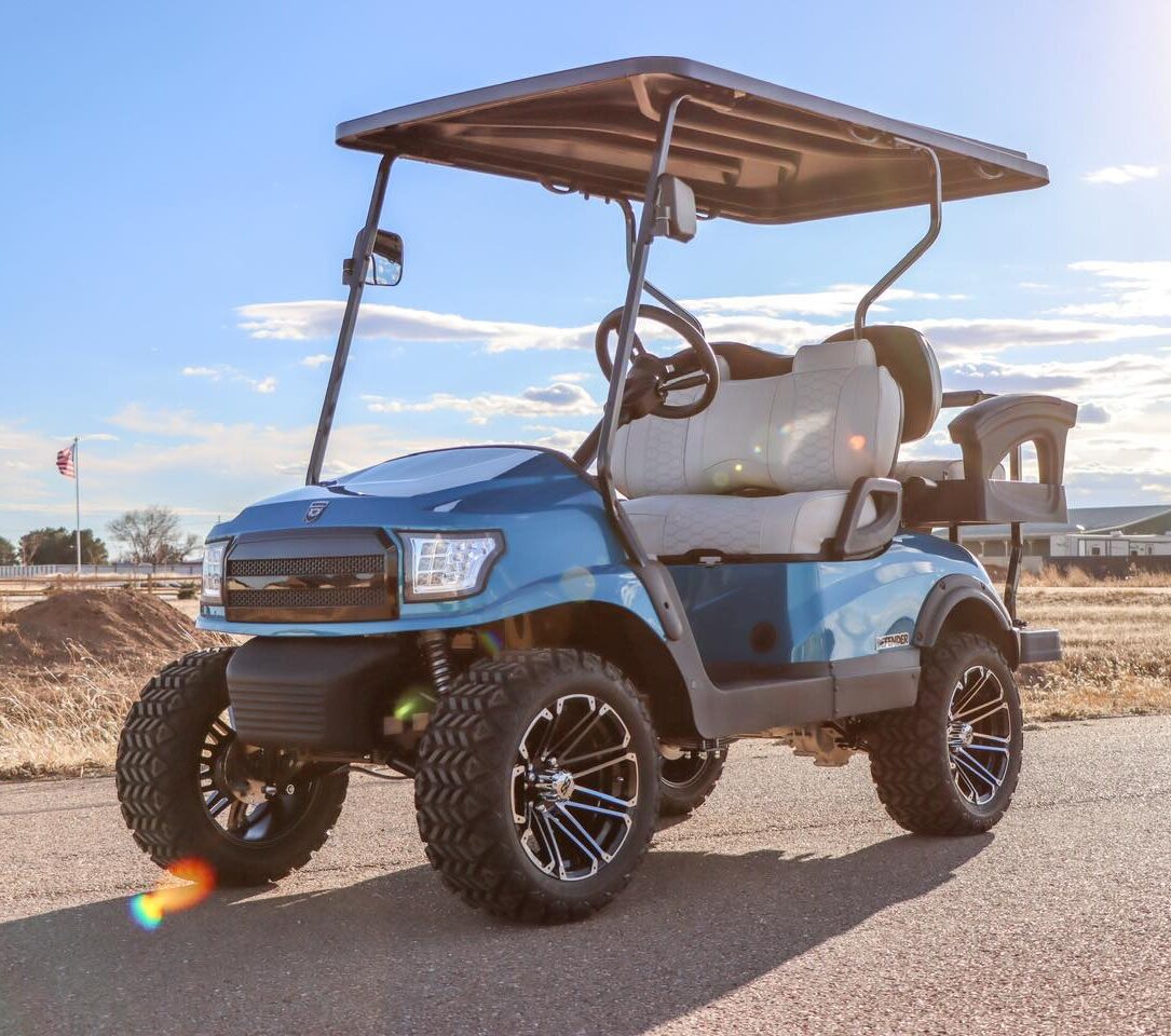 2025 Kodiak Defender 2+2 Blue Golf Cart